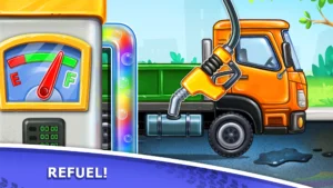 Truck games – build a house 2