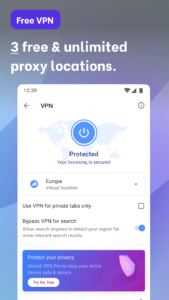 Opera browser with AI & VPN 4